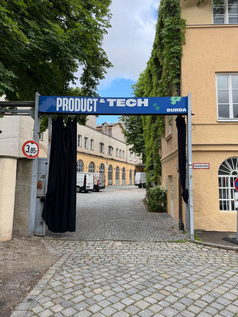 Praterinsel Einfahrt