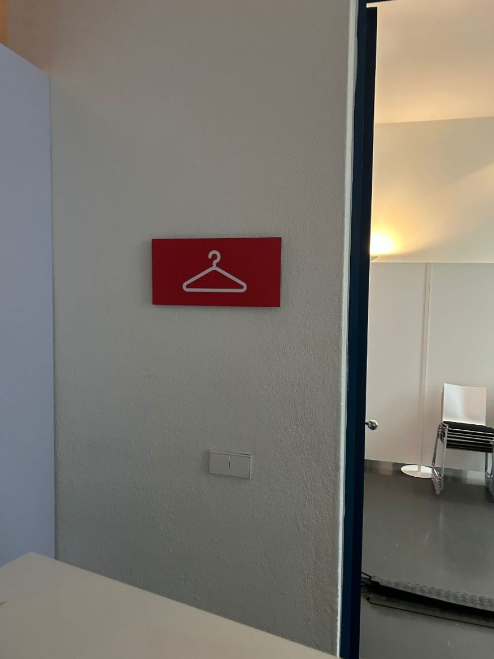Praterinsel Schild