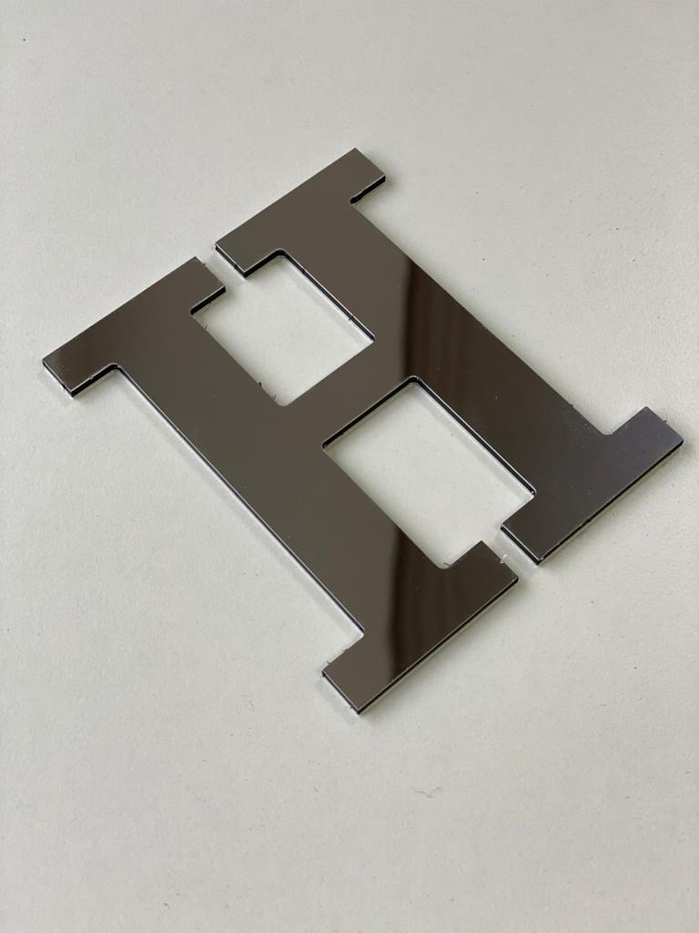 Individuelle Buchstaben aus Aluminiumverbundplatte Hochglanz verspiegelt